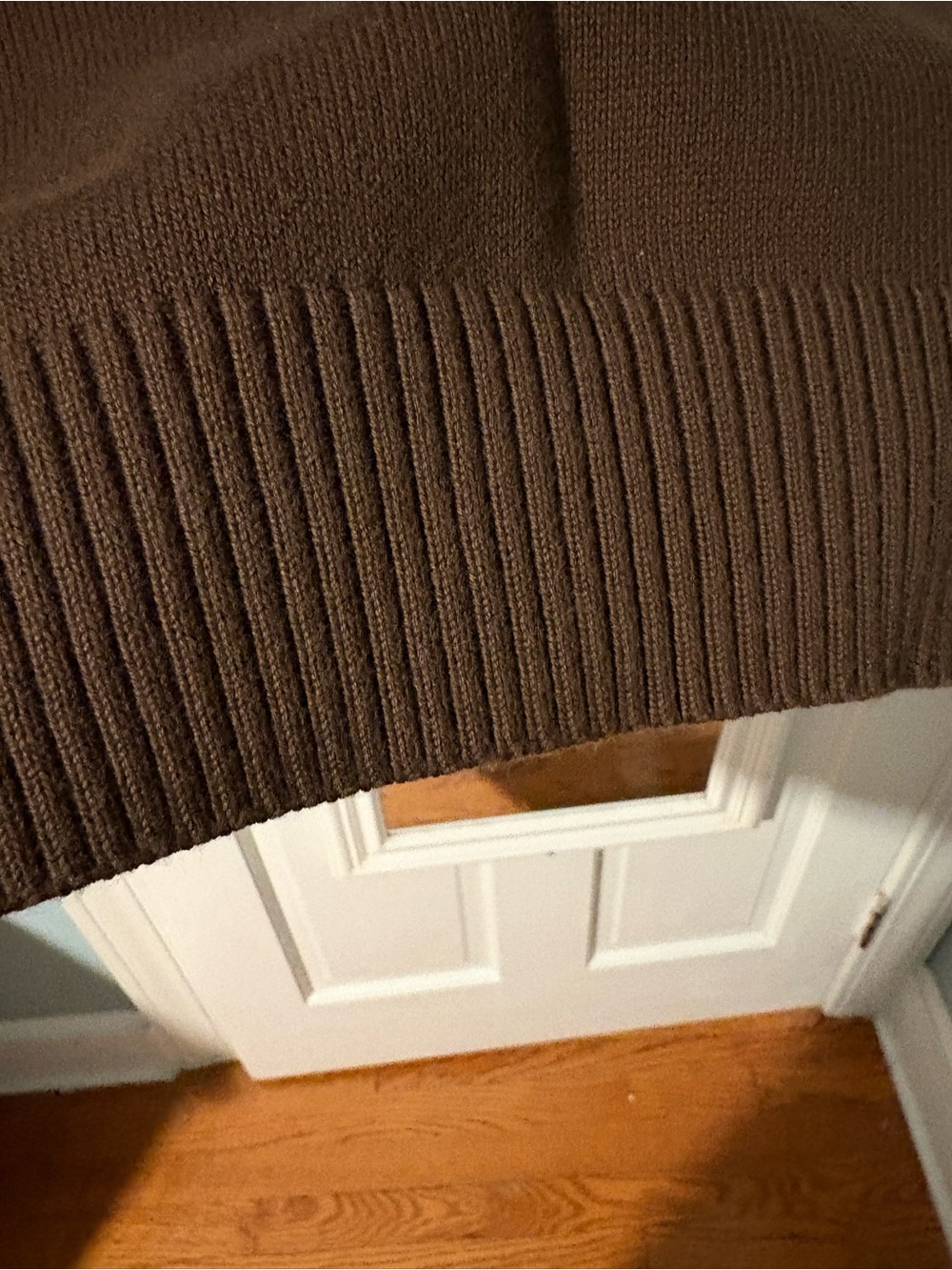 Eddie Bauer Dark Brown Knit Sleeveless Sweater Vest great condition XL - Picture 4 of 5